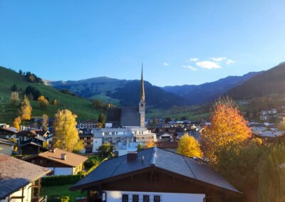 Blick vom Balkon