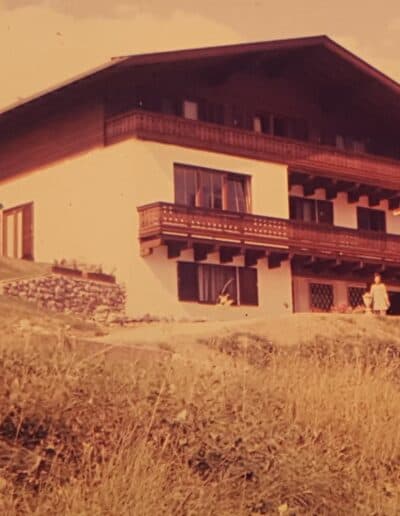 Ansicht vom Haus Almblick in den 1970er Jahren