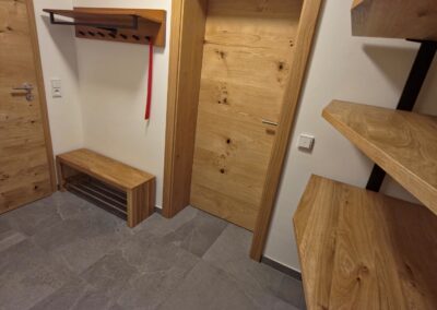 Garderobe im Vorraum
